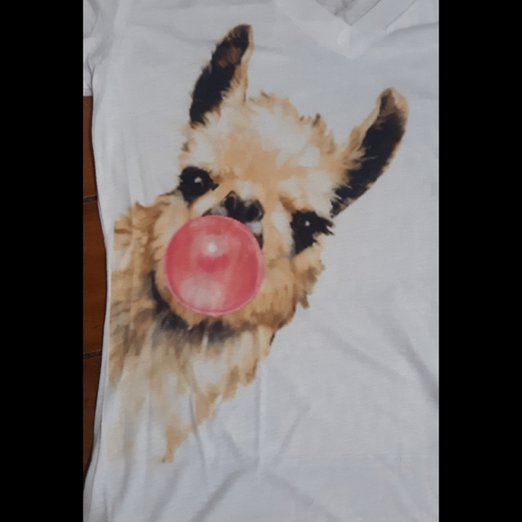 Llama tshirt - Picture 2 of 2